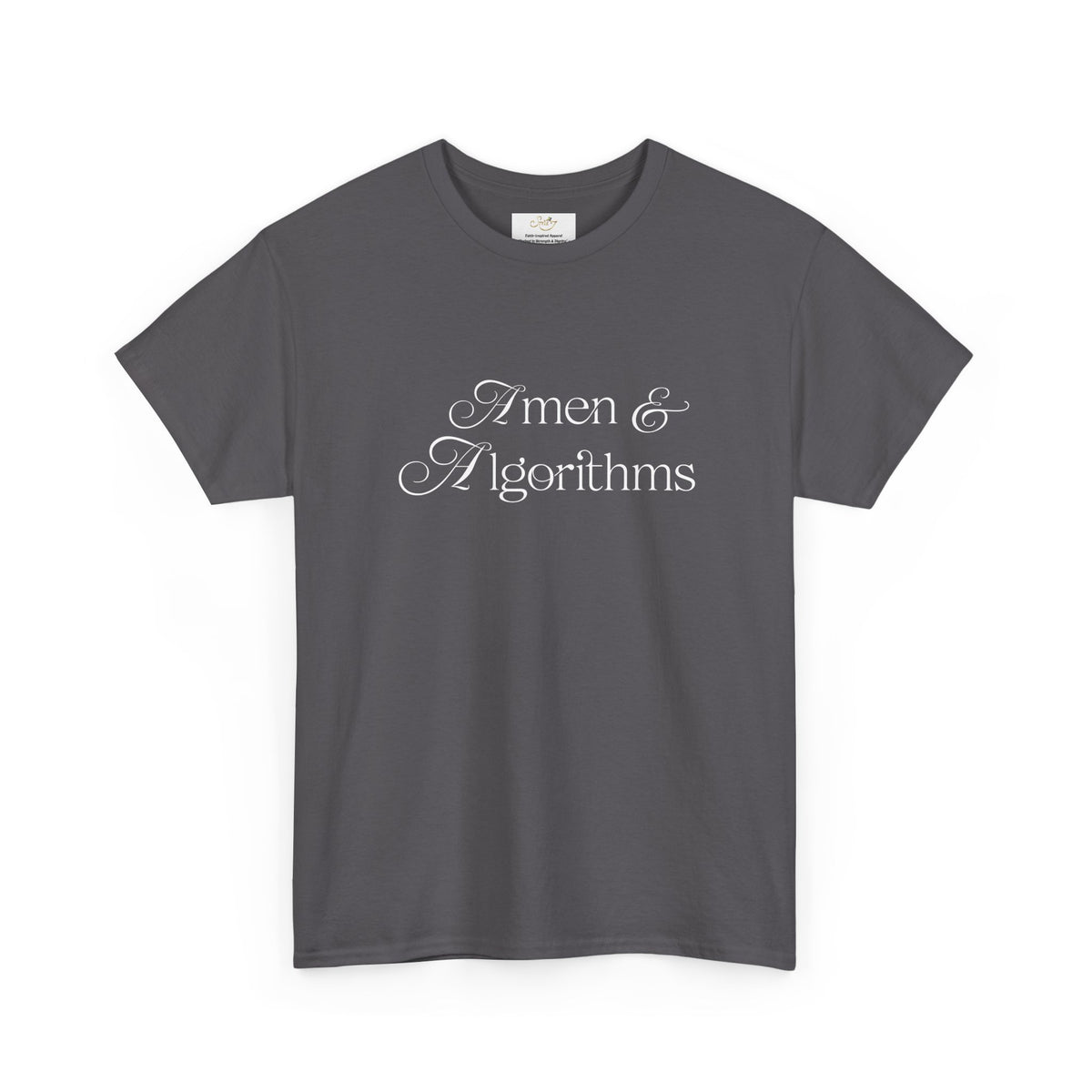 Amen & Algorithms T‑Shirt — “Blessed with Intelligence” Graphic Tee