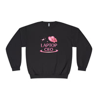 Be Your Own Boss Women’s CEO Sweatshirt — Laptop Boss Crewneck