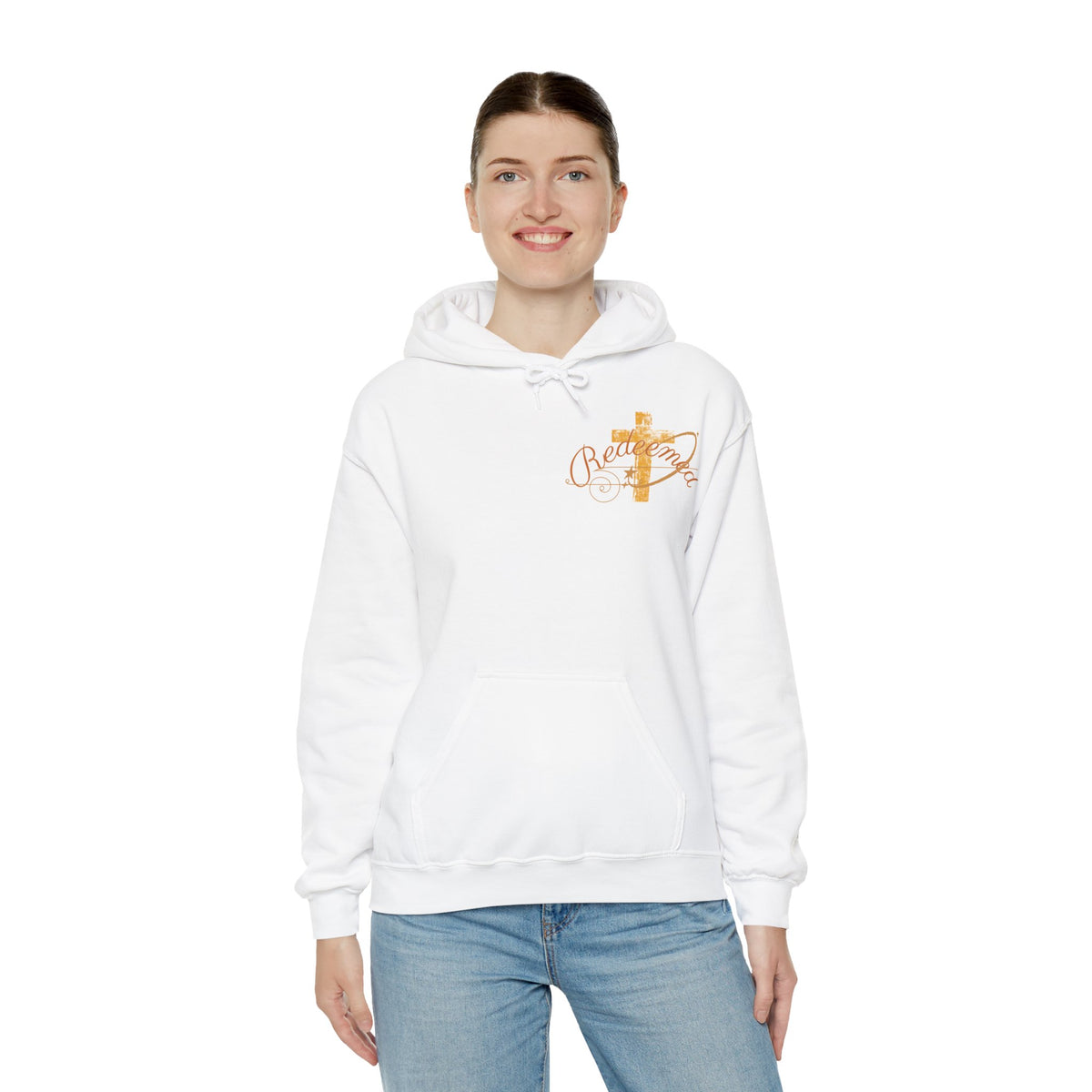 Saved Hoodie — Christian Cross Inspirational Pullover