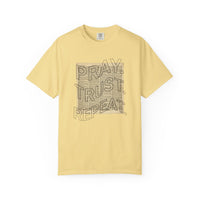 Pray Trust Repeat T-Shirt — Faith-Inspired Graphic Tee