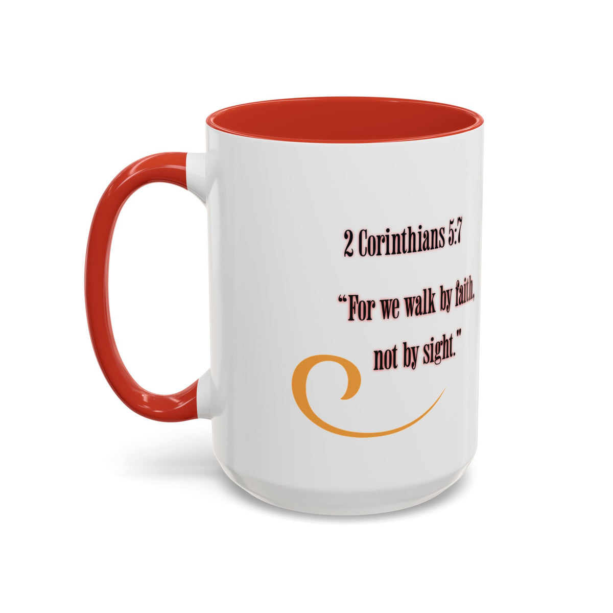 Blessed Coffee Mug — "Walk by Faith" Inspirational Christian Mug