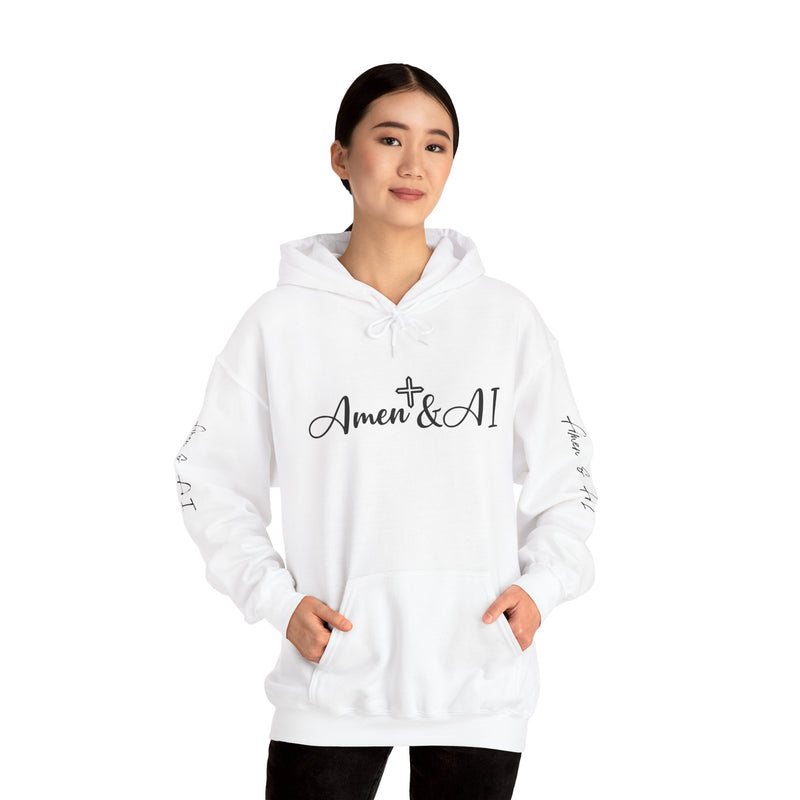 Amen & AI Unisex Heavy Blend™ Hooded Sweatshirt