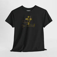 Christian T-Shirt - 'Hope You Can Hold' Gold Cross Tee