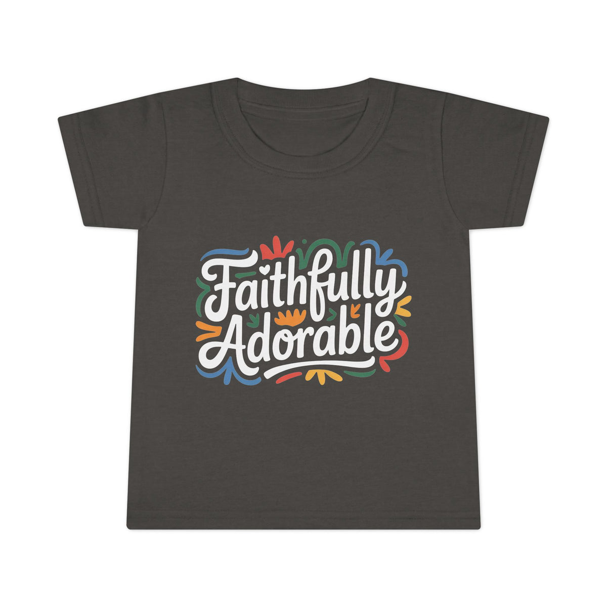 Faithfully Adorable Toddler T-Shirt — Cute Christian Kids Tee