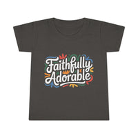 Faithfully Adorable Toddler T-Shirt — Cute Christian Kids Tee