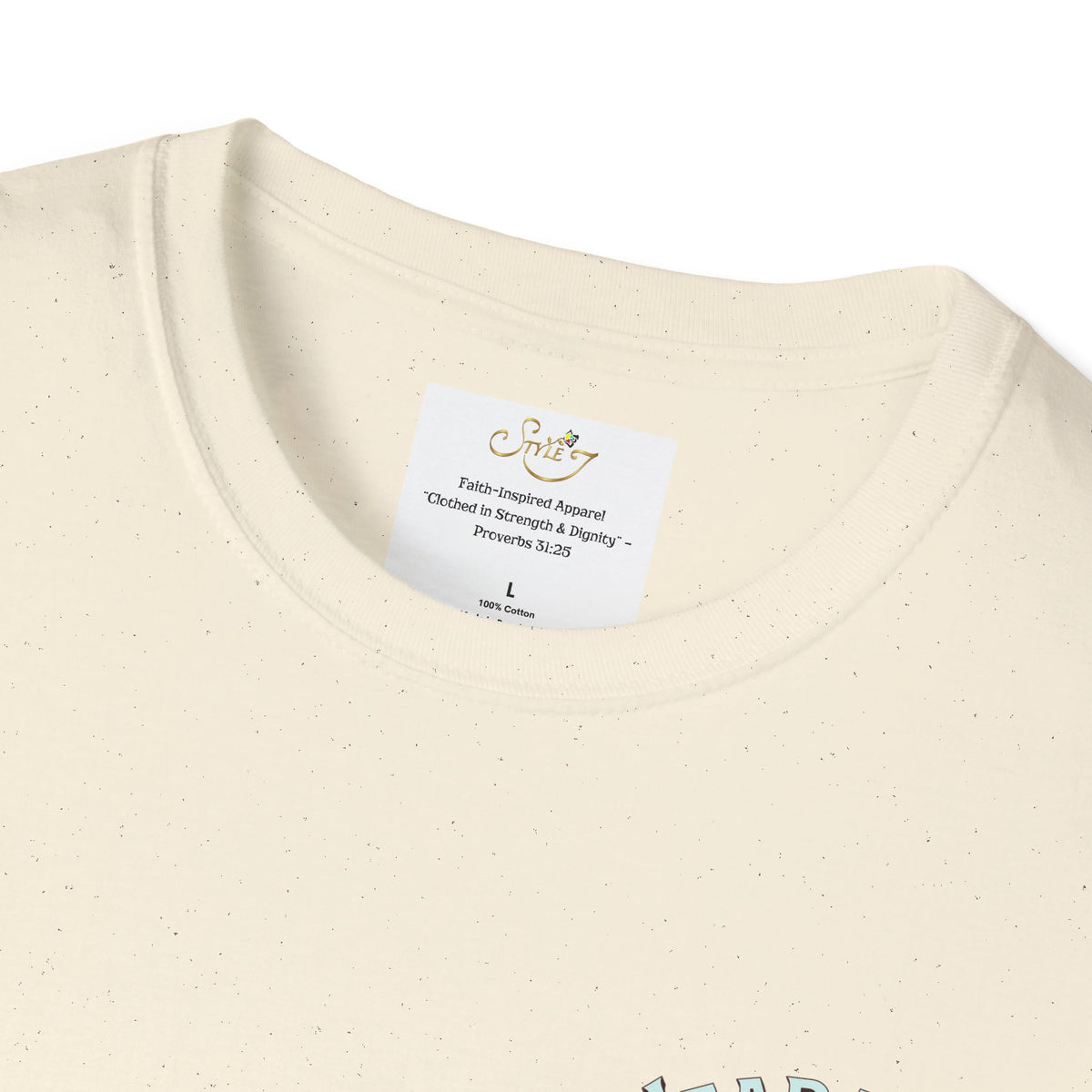 Christian Cross T‑Shirt — "Wear Truth Share Grace" Front & "Blessed" Back