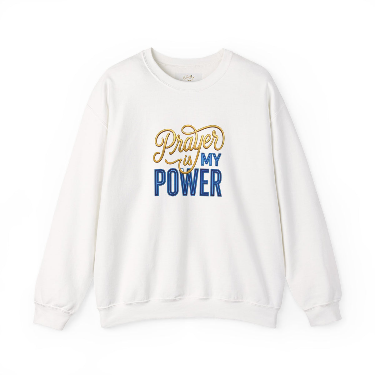 Prayer Is My Power Crewneck Sweatshirt — Inspirational Faith Sweatshirt