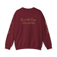Christian AI Crewneck Sweatshirt - "Amen & AI" Gold Script, "Powered by Prayer, Driven by Data"