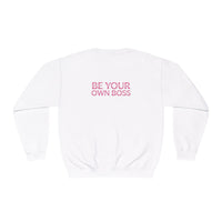 Be Your Own Boss Women’s CEO Sweatshirt — Laptop Boss Crewneck