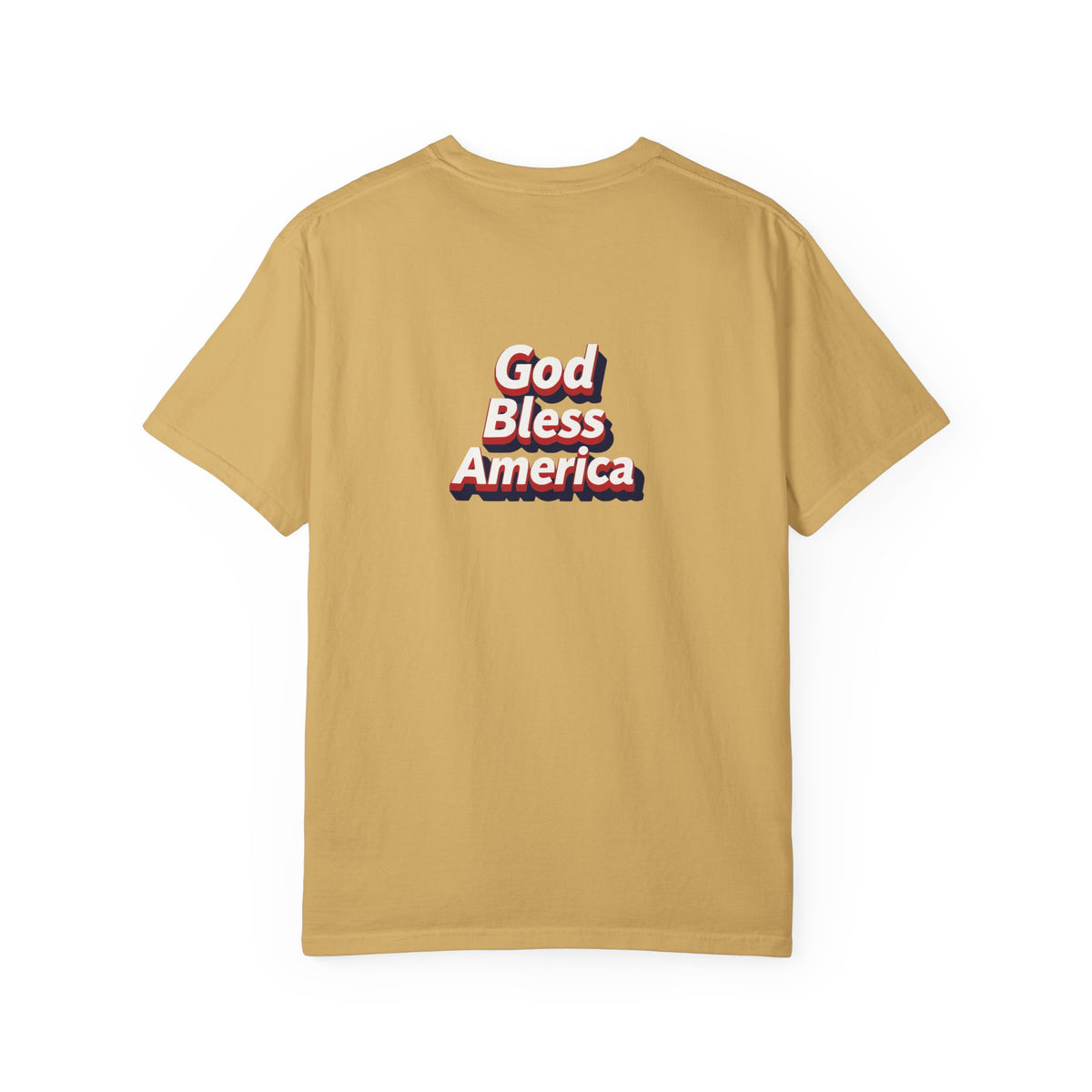 Patriotic T-Shirt — "250 Years Bold, United We Stand" with "God Bless America"