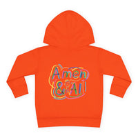 Toddler Hoodie - "Jesus Is My Source Code" Colorful Christian Pullover