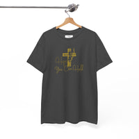 Christian T-Shirt - 'Hope You Can Hold' Gold Cross Tee