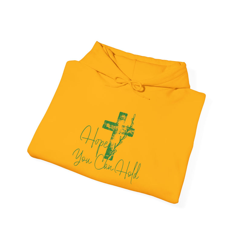 Faith Cross Hoodie — "Hope You Can Hold" Christian Pullover