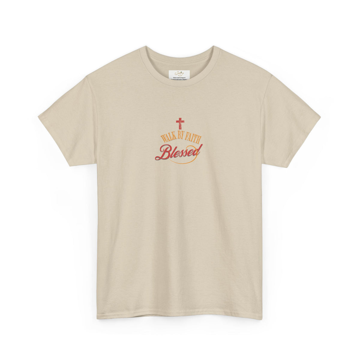 Unisex Blessed Faith T-Shirt — Christian Cross Religious Tee ("Blessed" design)