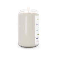 Affirmation Soy Candle — 13.75oz "Amen & Al" Inspirational Words Jar