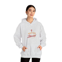 Unisex Blessed Faith Hoodie - 'Walk by Faith' Christian Pullover