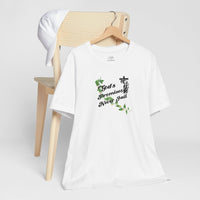 Faith T-Shirt — "God's Promises Never Fail" Christian Tee with Cross & Olive Branch Design