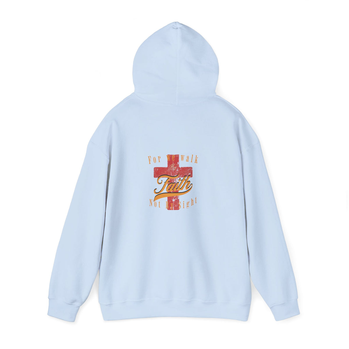 Unisex Blessed Faith Hoodie - 'Walk by Faith' Christian Pullover