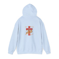 Unisex Blessed Faith Hoodie - 'Walk by Faith' Christian Pullover