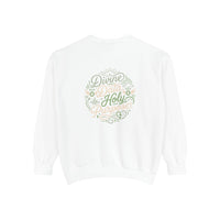 Amen & AI Sweatshirt — Faith-Inspired Crewneck with ‘Divine Data, Holy Purpose" Back Design