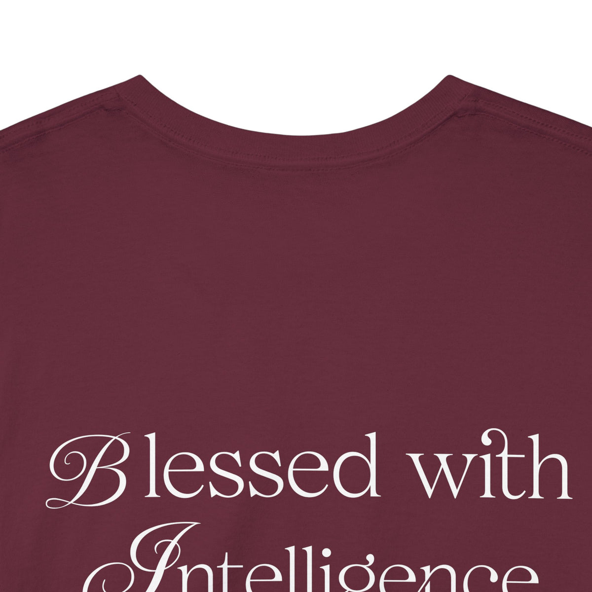 Amen & Algorithms T‑Shirt — “Blessed with Intelligence” Graphic Tee