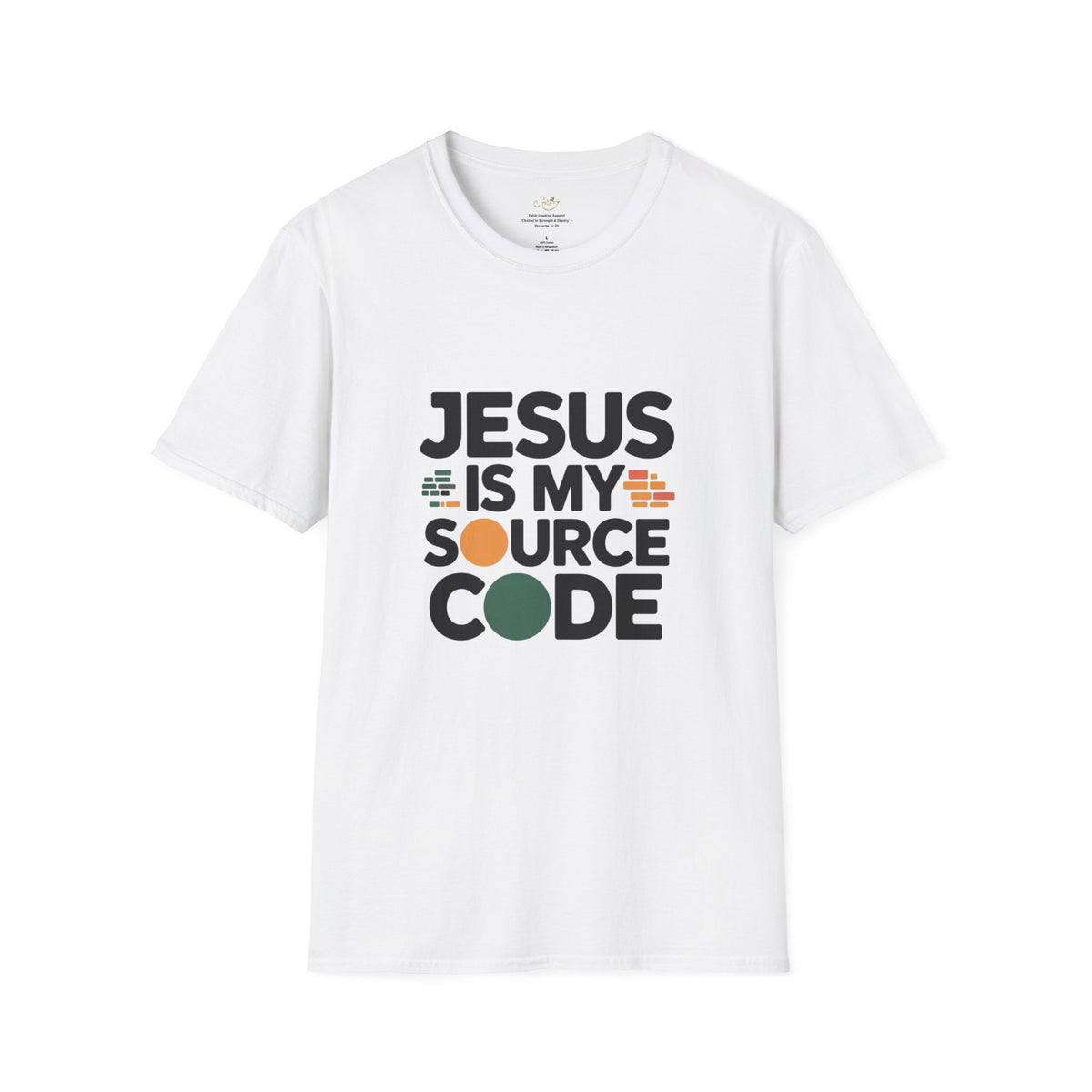Jesus Is My Source Code T-Shirt — Christian Programmer Tee