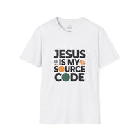 Jesus Is My Source Code T-Shirt — Christian Programmer Tee