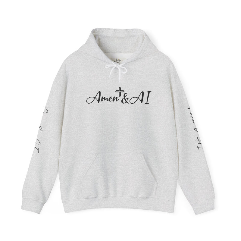 Amen & AI Unisex Heavy Blend™ Hooded Sweatshirt