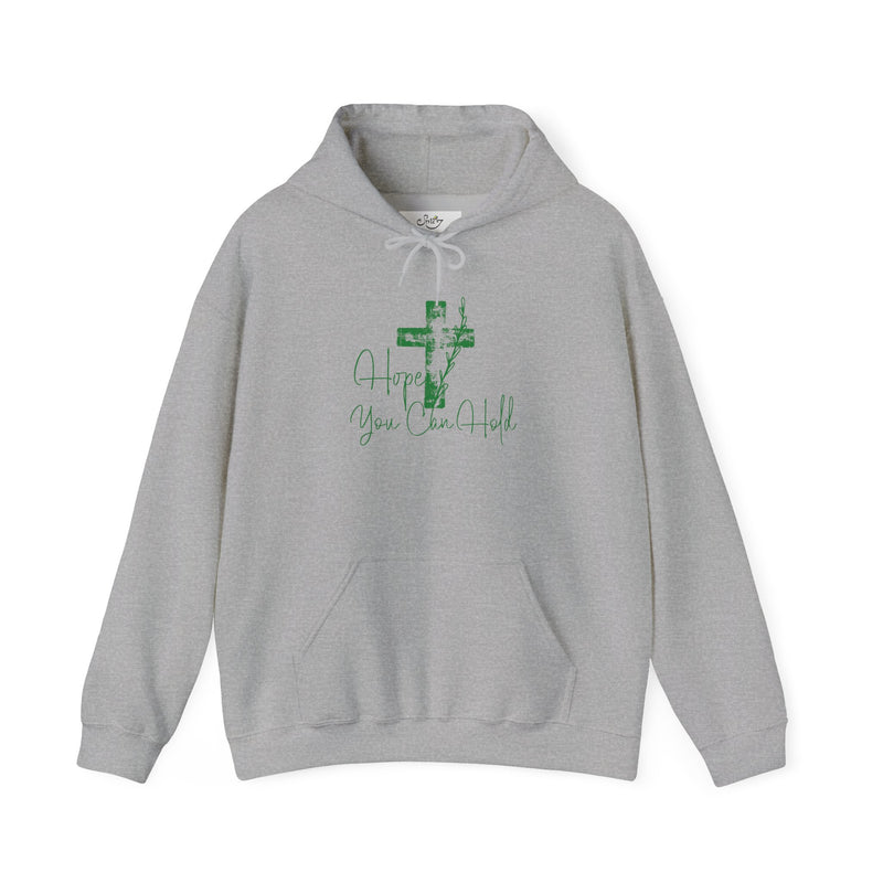 Faith Cross Hoodie — "Hope You Can Hold" Christian Pullover