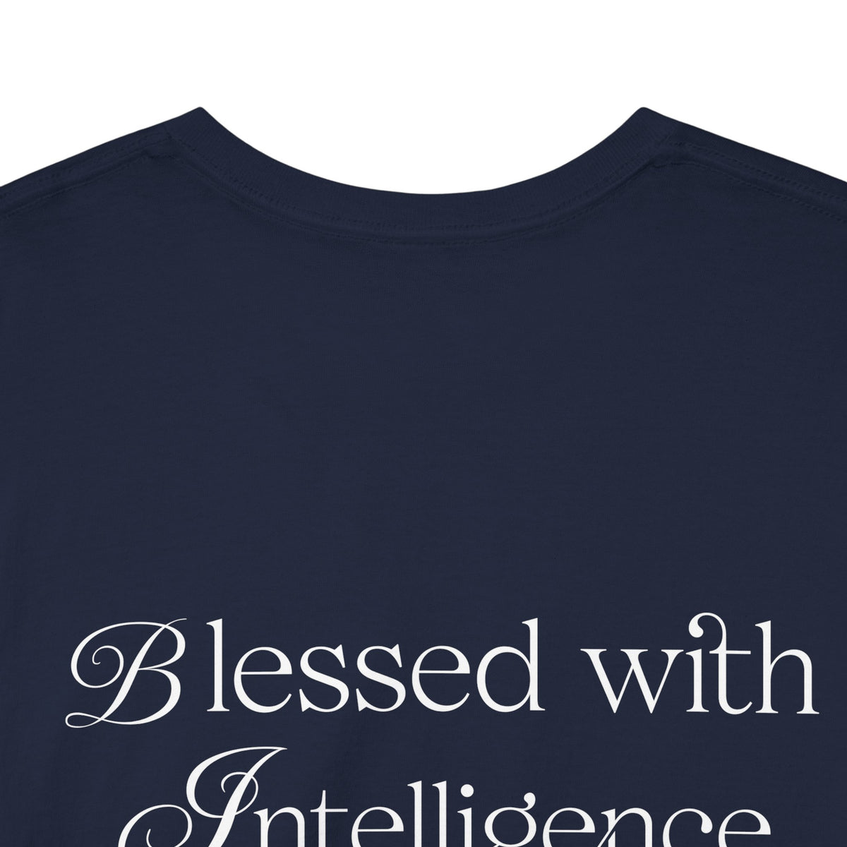 Amen & Algorithms T‑Shirt — “Blessed with Intelligence” Graphic Tee