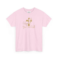 Christian T-Shirt - 'Hope You Can Hold' Gold Cross Tee