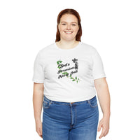 Faith T-Shirt — "God's Promises Never Fail" Christian Tee with Cross & Olive Branch Design