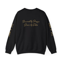 Christian AI Crewneck Sweatshirt - "Amen & AI" Gold Script, "Powered by Prayer, Driven by Data"