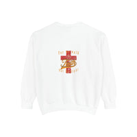 Unisex Blessed Faith Sweatshirt — Christian Cross Pullover