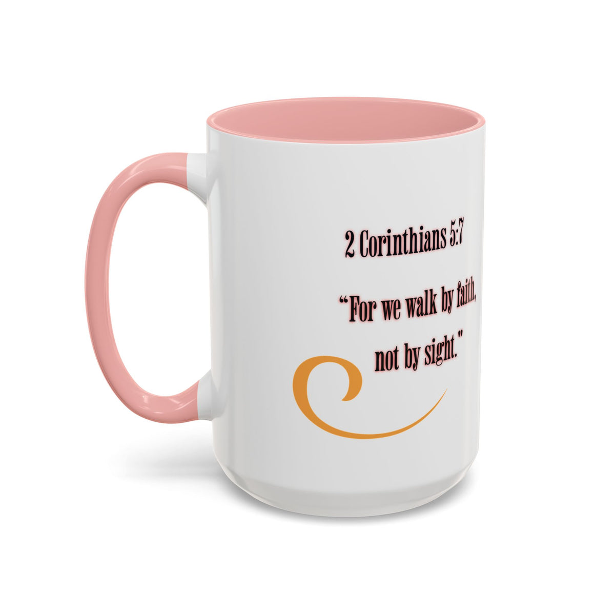 Blessed Coffee Mug — "Walk by Faith" Inspirational Christian Mug