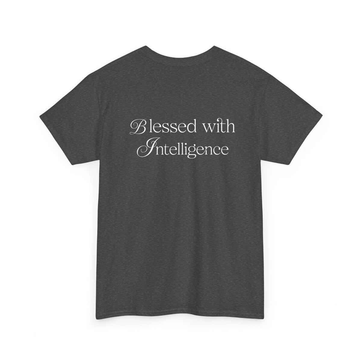 Amen & Algorithms T‑Shirt — “Blessed with Intelligence” Graphic Tee