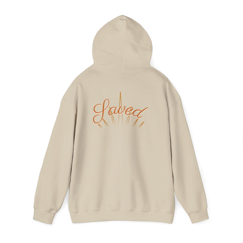 Saved Hoodie — Christian Cross Inspirational Pullover
