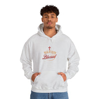 Unisex Blessed Faith Hoodie - 'Walk by Faith' Christian Pullover