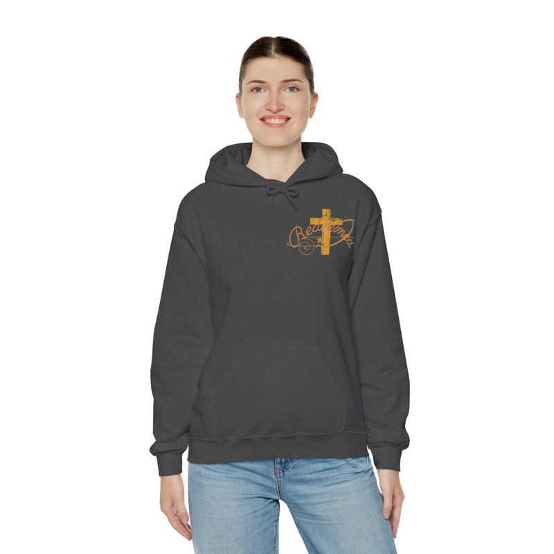 Saved Hoodie — Christian Cross Inspirational Pullover