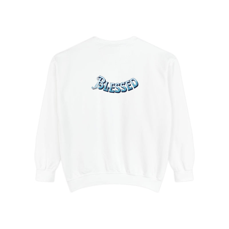 Wear Truth Share Grace Sweatshirt — Christian Cross 'Blessed' Pullover