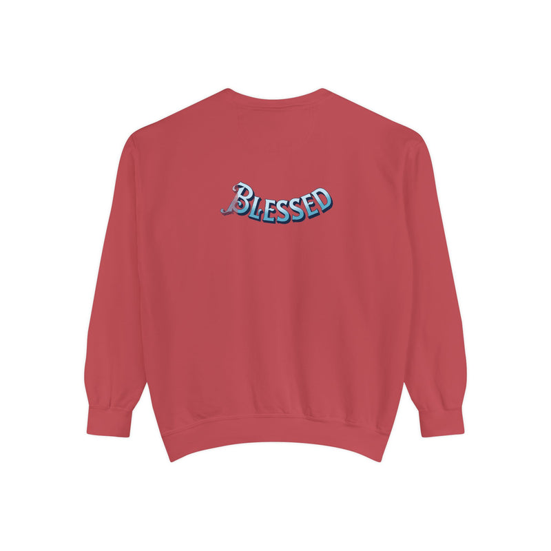 Wear Truth Share Grace Sweatshirt — Christian Cross 'Blessed' Pullover
