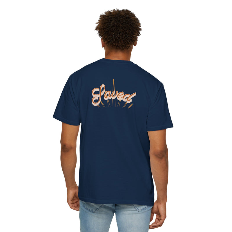 Surfboard Script T-Shirt — 'Salvador' Beach Vibe Graphic Tee
