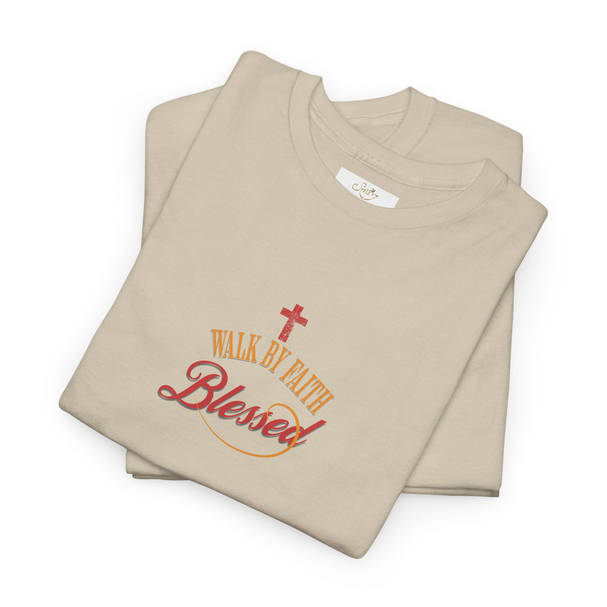 Unisex Blessed Faith T-Shirt — Christian Cross Religious Tee ("Blessed" design)