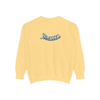 Wear Truth Share Grace Sweatshirt — Christian Cross 'Blessed' Pullover