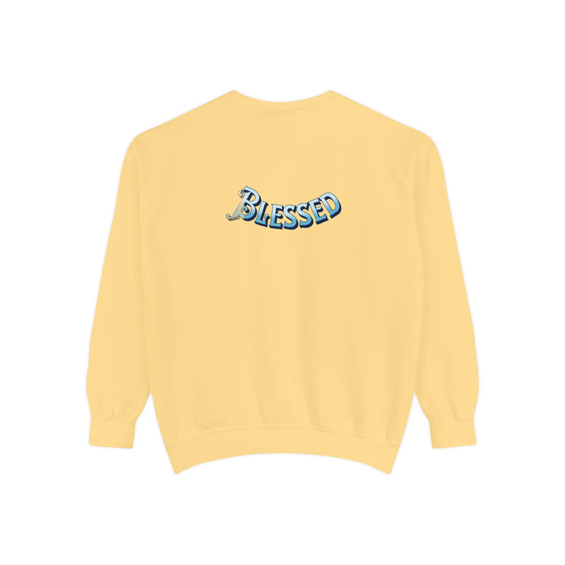 Wear Truth Share Grace Sweatshirt — Christian Cross 'Blessed' Pullover