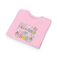 I Am A Child of God Toddler Sweatshirt — Cute Religious Kids Pullover