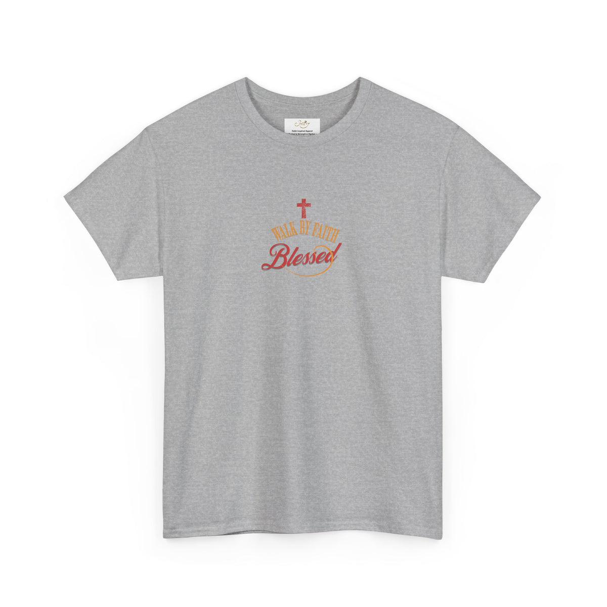 Unisex Blessed Faith T-Shirt — Christian Cross Religious Tee ("Blessed" design)