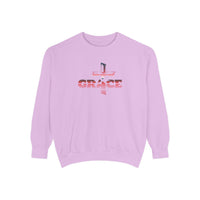 Grace Cross Sweatshirt — Christian Faith Graphic Crewneck