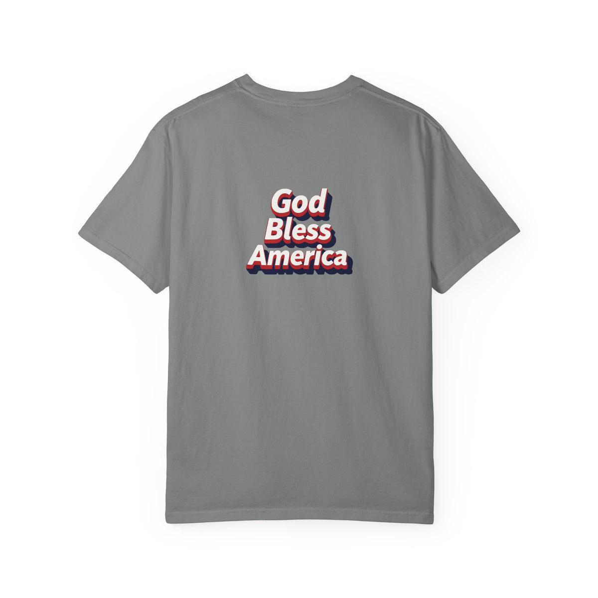 Patriotic T-Shirt — "250 Years Bold, United We Stand" with "God Bless America"