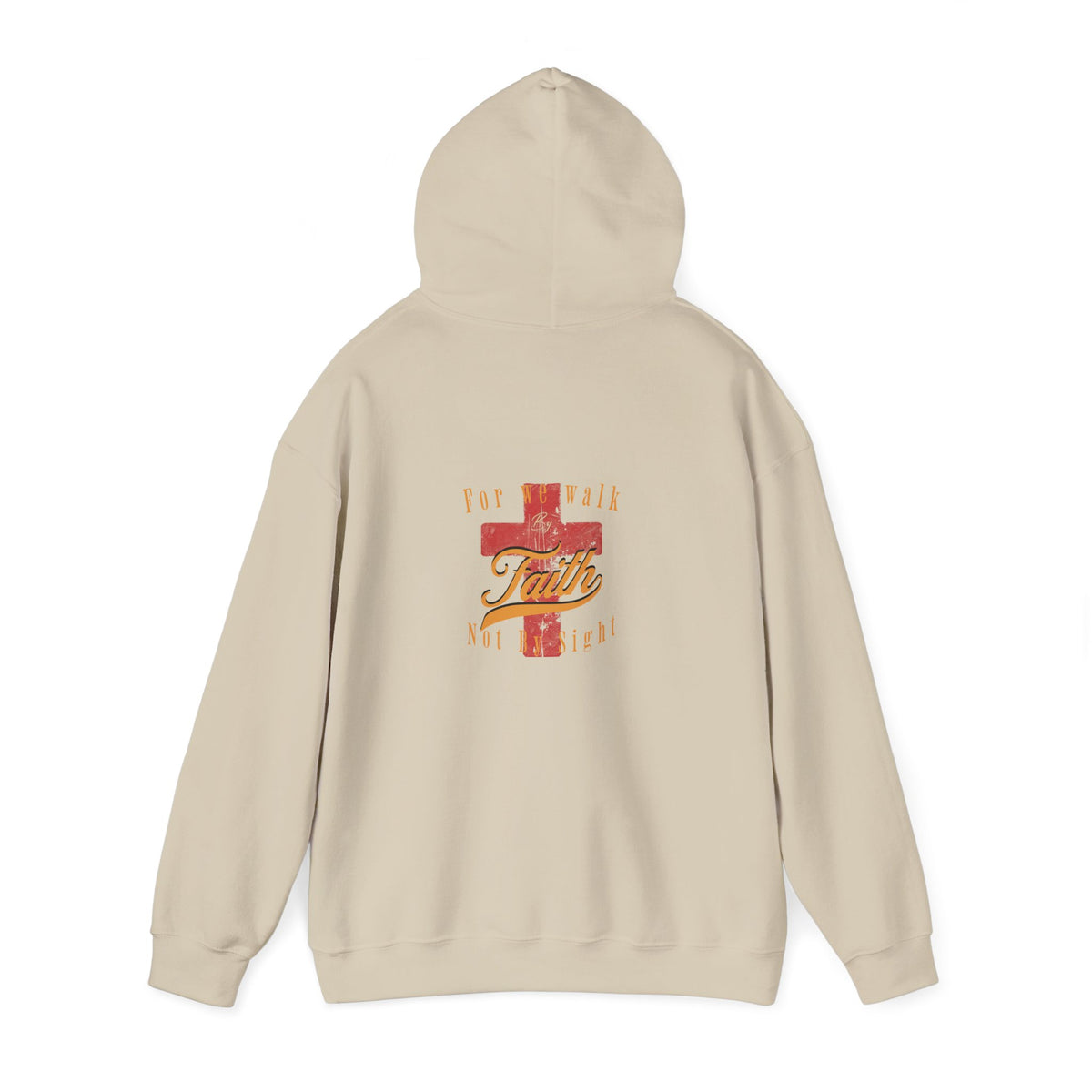 Unisex Blessed Faith Hoodie - 'Walk by Faith' Christian Pullover